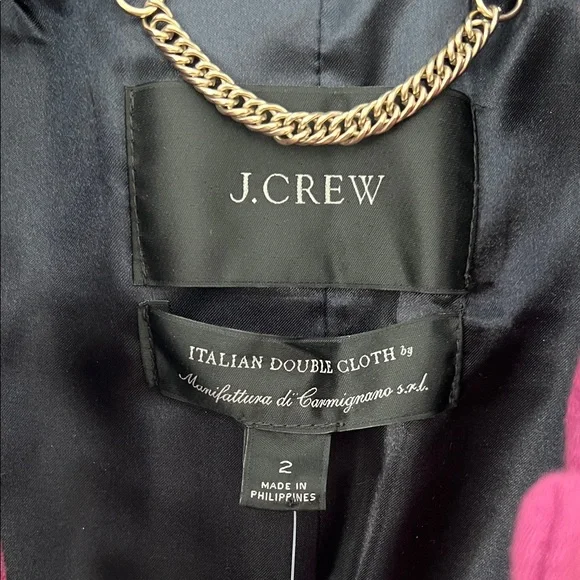 J. Crew Classic lady day coat in Italian double-cloth wool with Thinsulate® Sz 2 - Picture 2 of 9